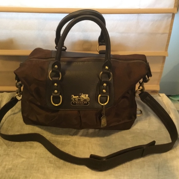 Coach Poppy Satchel, like new - Picture 2 of 4